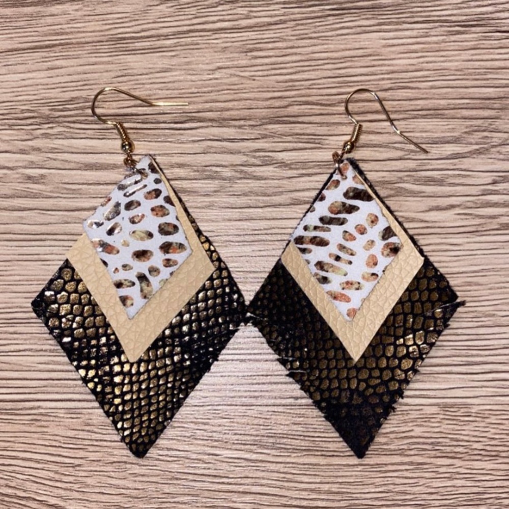 Leather Homeade Earrings